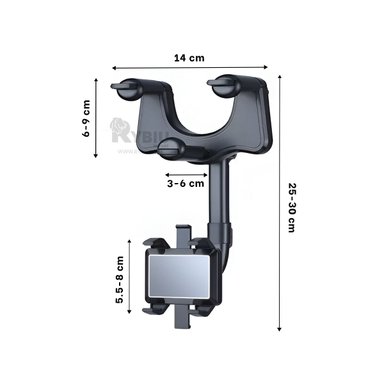 BASE RYBIU TE30045 COMPACTA GIRATORIA 360 COLOR NEGRO + REGALO STICKERS - 5