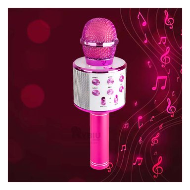 MICRÓFONO RYBIU BLUETOOTH FUCSIA + REGALO AGENDITA - 1