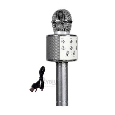 MICRÓFONO RYBIU BLUETOOTH PLOMO GRIS + REGALO AGENDITA - 2