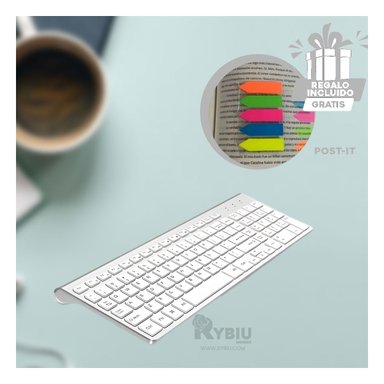 PERIFERICOS RYBIU DN-H263 PERFIFERICOS PRACTICOS EN COLOR BLANCO + GIFT STICKERS - 1