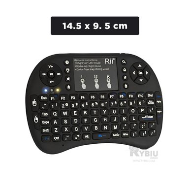 DISPOSITIVO BLUETOOTH RYBIU GAMERS EN COLOR NEGRO + GIFT STICKERS TE31589 - 5