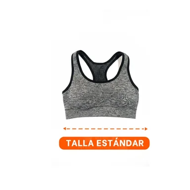 CONJUNTO YOGA MUJER RYBIU DE33247 PLATA DEPORTIVO EN PLOMO + POST-IT ADHESIVOS - 4