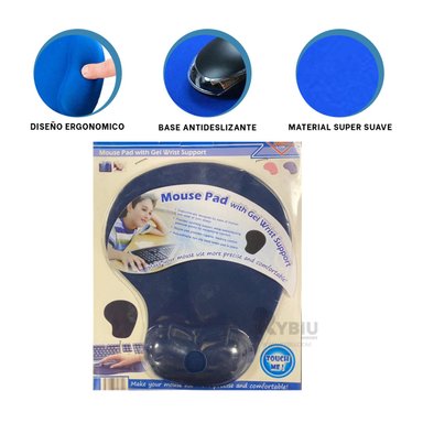 ALFOMBRILLA HARDWARE LIGERO EN AZUL Y+BANDERITAS ADHESIVAS - 1