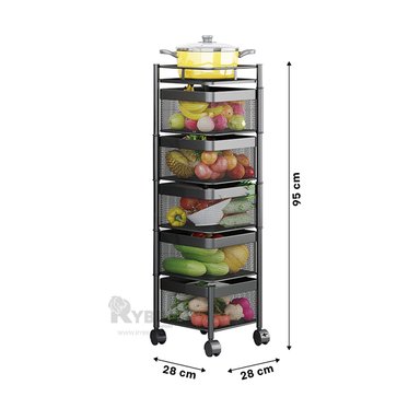 MUEBLE RYBIU HO30737 NEGRO DESARMABLE + REGALO AGENDITA - 5