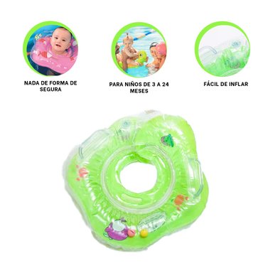 SALVAVIDAS FACIL USO EN VERDE Y+REGALO LIGAS PARA PEINAR - 4
