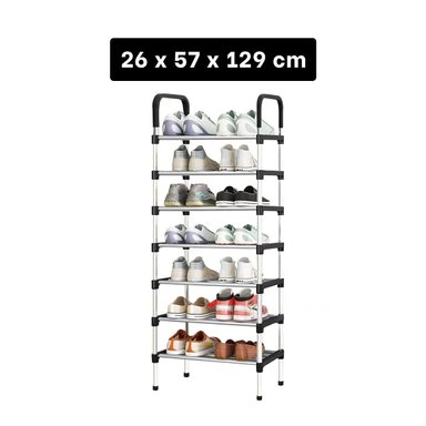 ORGANIZADOR RYBIU HO30846 NEGRO BONITO ZAPATO 7 NIVELES + LIGAS REGALO - 4