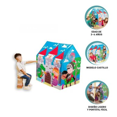 PACK4 CARPA PARA NIÑOS ARMABLE MULTICOLOR Y+LIGAS DE REGALO - 3
