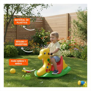 PACK2 MECEDORA DE PELUCHE CON COLORES LLAMATIVOS PARA ATRAER LA ATENCION DEL INFANTE - 5