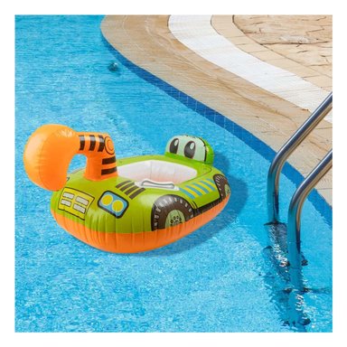 PACK12 FLOTADOR CON EXCAVADORA VERDE PARA NIÑOS INFLABLE PORTATIL Y DIVERTIDO Y+PAPEL REGALO - 5
