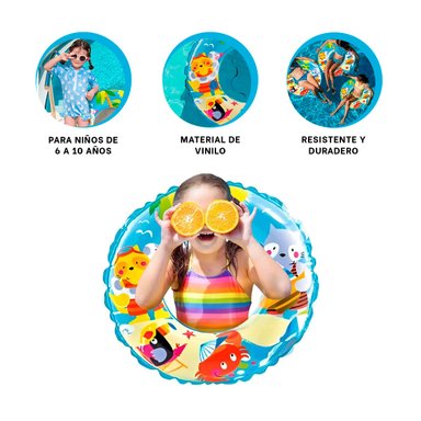 PACK5 INFLABLE INFANTIL EN CELESTE Y+LIGAS DE REGALO - 2