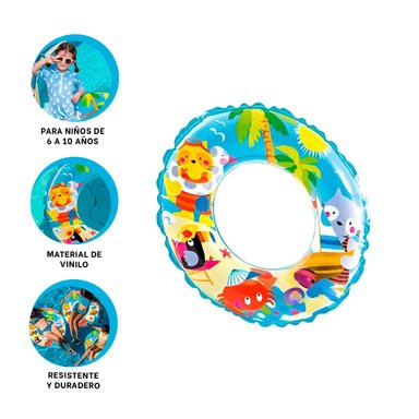 PACK5 INFLABLE INFANTIL EN CELESTE Y+LIGAS DE REGALO - 3