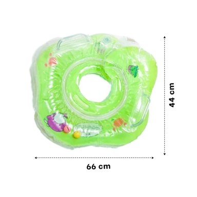 PACK2 FLOTADOR DE AGUA VERDE DE CUELLO 66 X 44 CM PARA JUEGOS RECREATIVOS - 4