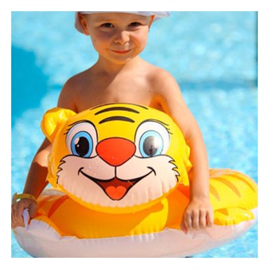 PACK4 INFLABLE DE AGUA CON FORMA DE TIGRE Y ASA PARA BEBE PARA PISCINA Y+REGALO STICKER - 5