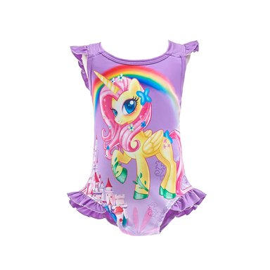PACK5 ROPA PARA PEQUEÑAS PARA NADAR LILA Y+REGALO STICKERS - 2