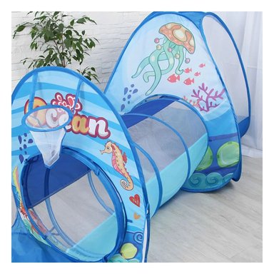 PACK3 CASITA PARA JUEGOS EN CELESTE Y+LIGAS DE REGALO - 3