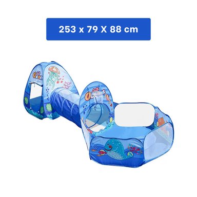 PACK3 CASITA PARA JUEGOS EN CELESTE Y+LIGAS DE REGALO - 5