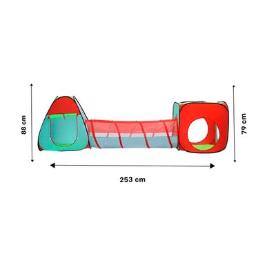PACK4 CARPA RAPIDA DE NIÑO DE CAMPO 3 PIEZAS MG-H8010 EB PARA JUEGOS Y+PAPEL REGALO - 4