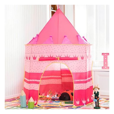PACK2 CARPA PORTATIL DE NIÑA DE CAMPO MG-LZ801 ROSADO PARA ACTIVIDADES AL AIRE LIBRE - 5
