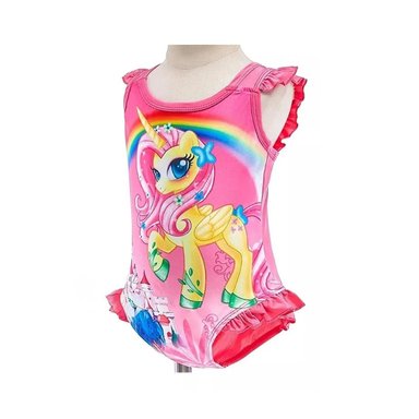 PACK9 ROPA DE NATACION PARA NIÑAS MG-5101 EB DE COLOR FUCSIA - 2