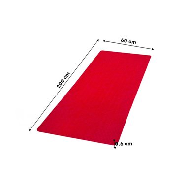 ALFOMBRA PARA EJERCICIO 6MM ROJO DE GOMA EVA Y+PAPEL REGALO - 4