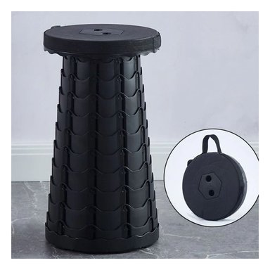 PACK12 BANCO ESTABLE CON SEGURO PORTATIL PARA MOMENTOS DE DESCANSO NEGRO - 3