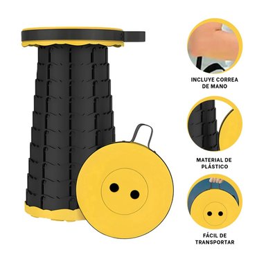 PACK5 SILLA FUNCIONAL DE AMARILLO Y+BANDERITAS ADHESIVAS - 3