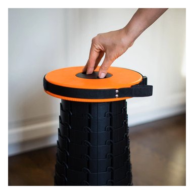 PACK9 SILLA COMPACTA Y FUERTE EN NARANJA Y+REGALO STICKERS - 4