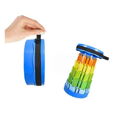 PACK4 SILLA SENSILLA Y COMPACTA EN AZUL Y+LIGAS DE REGALO - 2
