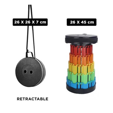 PACK2 SILLA DE CUBIERTA NEGRO Y+BANDERITAS ADHESIVAS - 5