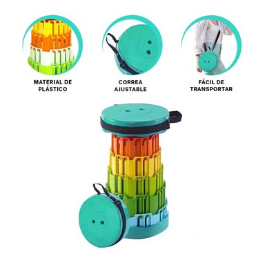 PACK2 SILLA ABRE FACIL DE COLORES EN VERDE Y+REGALO AGENDITA - 4