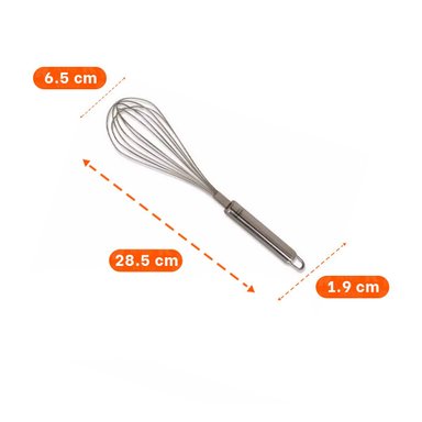 PACK2 UTENSILIO MANUAL DURADERO DE ACERO INOXIDABLE PLATEADO PARA USO DIARIO Y+PAPEL REGALO - 4
