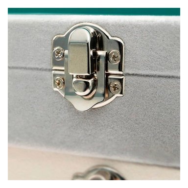 PACK4 ORGANIZADOR DE JOYAS MULTIFUNCIONAL GRIS DISEÑO MINIMALISTA Y+PAPEL REGALO - 5