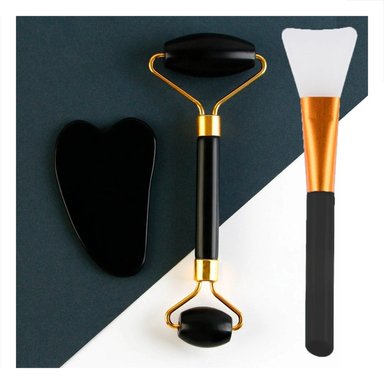 PACK6 EXTRACTOR DE BELLEZA SET DE 3 NEGRO DE JADE PARA HIDRATACION Y RELAX Y+PAPEL REGALO - 5
