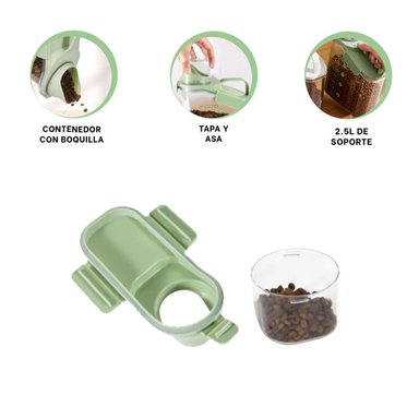 ENVASE CON BOQUILLA TAPA Y ASA 2.5L IDEAL PARA AGUA Y PREPARACION DE BEBIDAS - 3