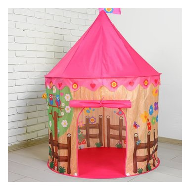 PACK6 TOLDO DE NIÑO DE CAMPO MG-801 EB ROSADO PARA ACTIVIDADES RECREATIVAS Y+REGALO STICKER - 3