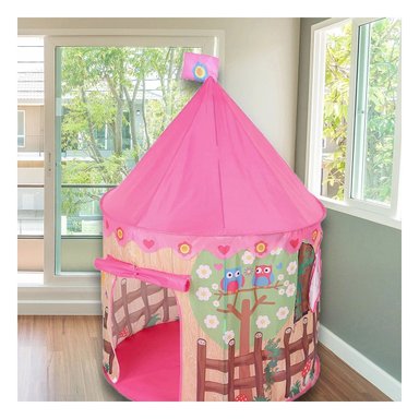 PACK4 TOLDO COMPACTO DE NIÑO DE CAMPO MG-801 EB ROSADO PARA USO EXTERIOR Y+REGALO STICKER - 3