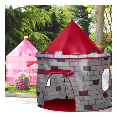 PACK6 REFUGIO COMPACTO DE NIÑO DE CAMPO MG-801 EB ROJO PARA ACTIVIDADES Y+REGALO STICKER - 3