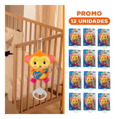 PACK12 ELEMENTO SONORO DECORATIVO A CUERDA MARRON CON DISENO SUAVE PARA CASA Y+REGALO STICKER - 1