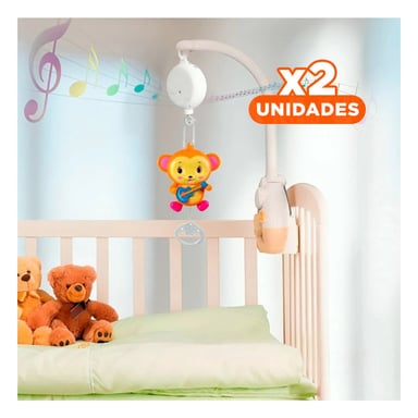 PACK2 PIEZA DECORATIVA MUSICAL A CUERDA MARRON CON DISENO SUAVE PARA CASA Y+REGALO STICKER - 1