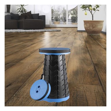 PACK4 BANCO COMPACTO Y FACIL DE MOVER CON SEGURO PARA EVENTOS AZUL - 2
