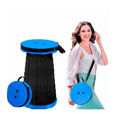 PACK4 BANCO COMPACTO Y FACIL DE MOVER CON SEGURO PARA EVENTOS AZUL - 3