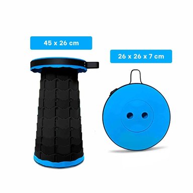 PACK4 BANCO COMPACTO Y FACIL DE MOVER CON SEGURO PARA EVENTOS AZUL - 4