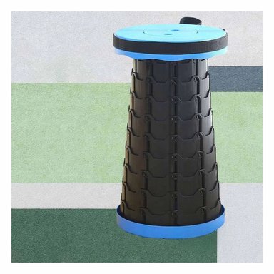 PACK2 BANCO PLEGABLES CON SEGURO PARA JARDIN PATIO Y TERRAZA AZUL - 3