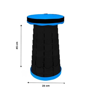 PACK2 BANCO PLEGABLES CON SEGURO PARA JARDIN PATIO Y TERRAZA AZUL - 4