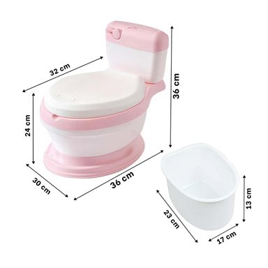 PACK2 OPCION SANITARIA INFANTIL ROSADO PARA CASA CON USO DIARIO Y FORMATO COMPACTO - 4