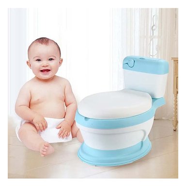 PACK2 ESTABLE INODORO INFANTIL CELESTE PARA USO DIARIO EN HOGAR CON SOPORTE FIRME - 5