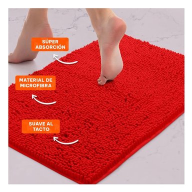 PACK6 COBIJA COMODA MICROFIBRA 40X60CM ROJO FORMATO RECTANGULAR PERFECTO - 3