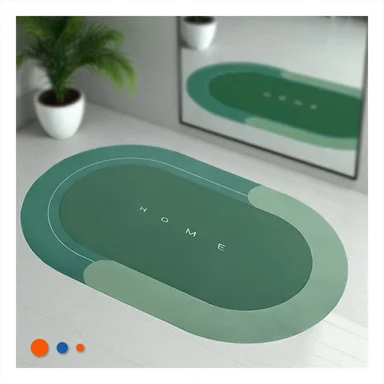 PACK4 TAPIZ SUAVE HOME VERDE MATERIAL RESISTENTE Y LIGERO PARA USO DIARIO Y+REGALO STICKER - 3
