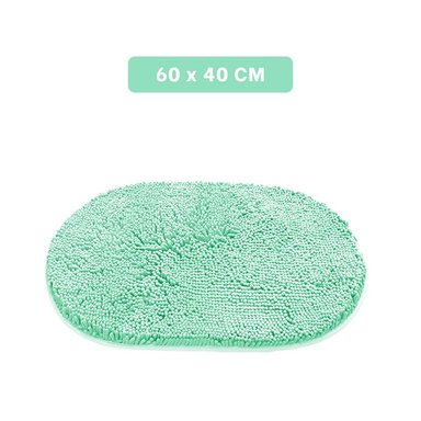 PACK4 ARTICULO DECORATIVO OVALADO DE MICROFIBRA 40X60CM TURQUEZA INTERIOR - 4