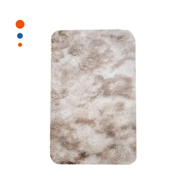 PACK12 BASE RECTANGULAR BLANCO Y CAMELLO TEXTURA PELUCHE 40X60CM Y+REGALO STICKER - 2
